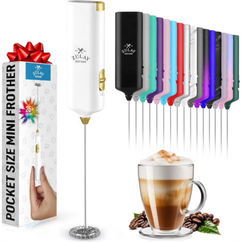 Zulay Kitchen powerful mini milk frother handheld - electric hand mixer