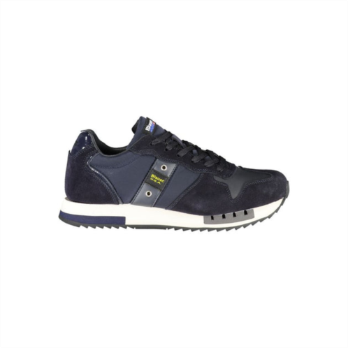 Blauer contrast lace-up sports sneakers in mens