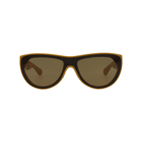 Bottega Veneta round-frame injection sunglasses