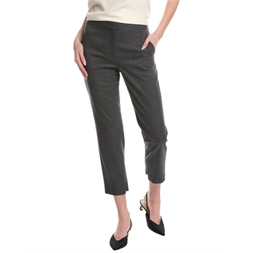 Theory fitted wool-blend trouser