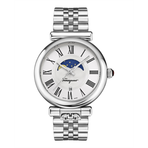 Salvatore Ferragamo ferragamo ora moonphase bracelet watch