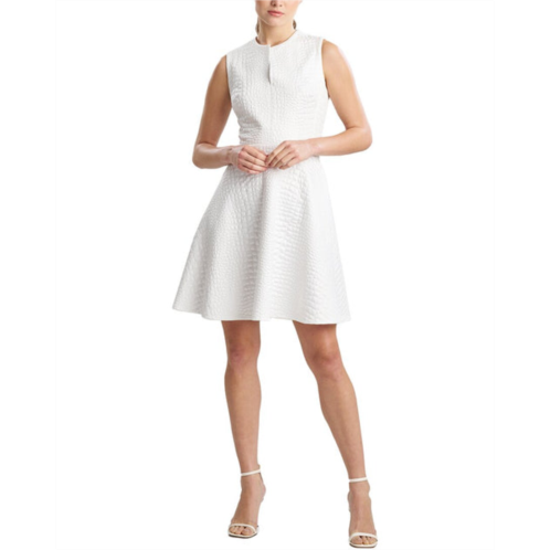 Natori split v neck dress