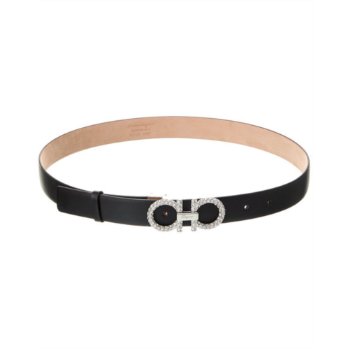 Salvatore Ferragamo ferragamo gancini adjustable leather belt