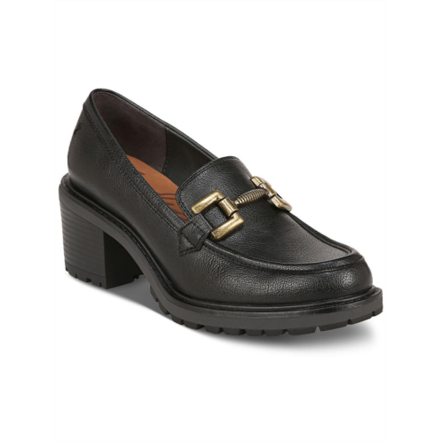 Zodiac womens round toe block heel loafers