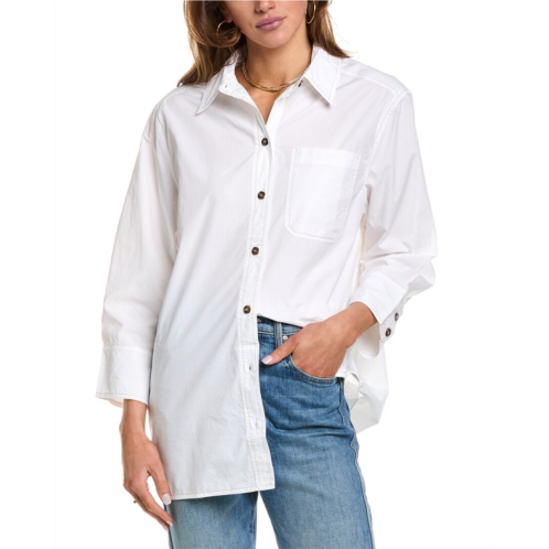 GANNI poplin oversized shirt