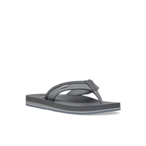 SANUK mens ziggy sandal in grey