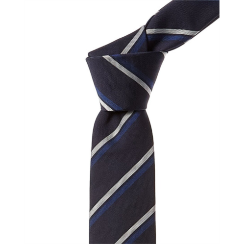 Hugo Boss dark blue silk-blend tie