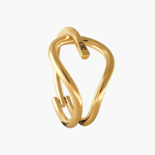 CXC lasso bracelet in gold