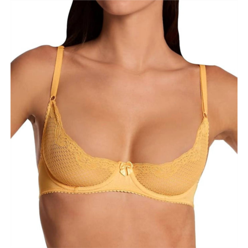 Timpa Lingerie duet lace underwire demi bra in marigold