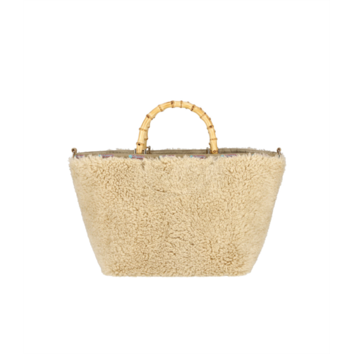 LeSportsac medium bamboo tote