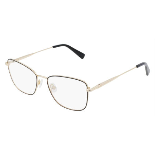 Longchamp womens 53mm gold and black opticals