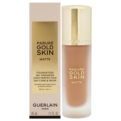 Guerlain parure gold skin matte 24h wear no-transfer foundation spf 15 - 4n neutral by for women - 1.1 oz foundation