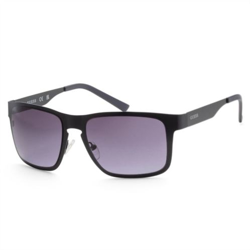 Guess mens 55mm black sunglasses gf0197-02b