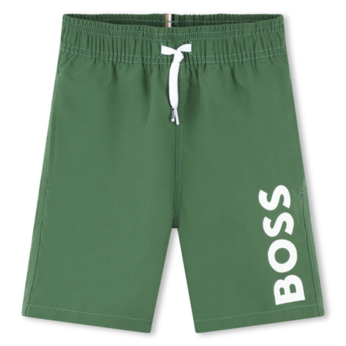 BOSS green swim shorts