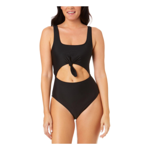 Salt + Cove juniors womens cut-out knot-front one-piece swimsuit