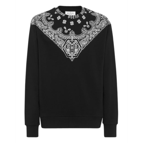 PHILIPP PLEIN sweatshirt ls paisley bandana