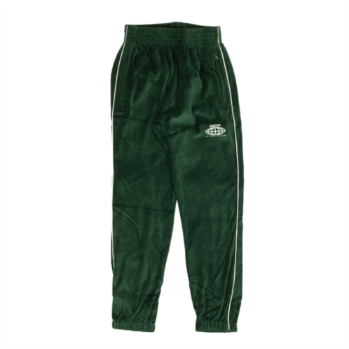 Visitor on Earth velour pants - green