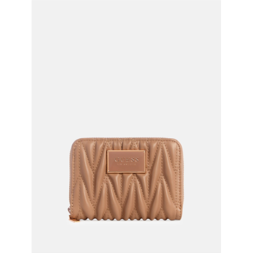 Guess Factory fluer small zip wallet