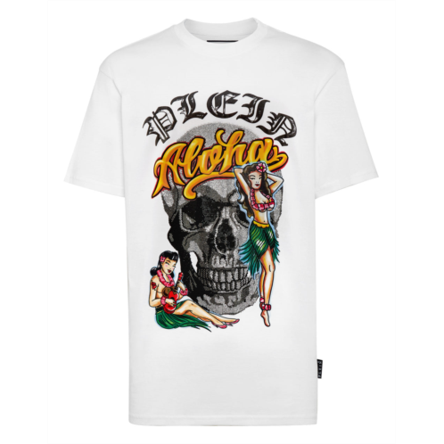 PHILIPP PLEIN t-shirt round neck ss hawaii