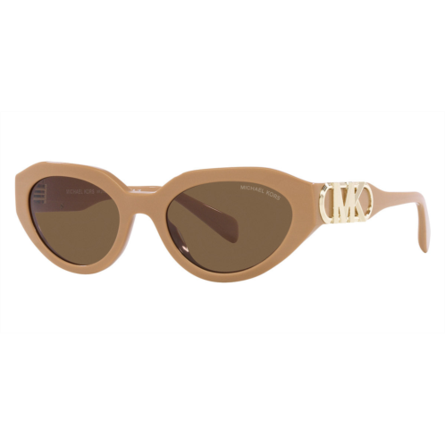 Michael Kors womens 53mm camel sunglasses