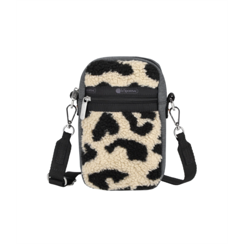 LeSportsac denim phone crossbody