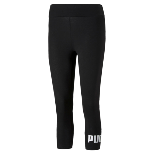 Puma womens essentials 3/4 logo leggings