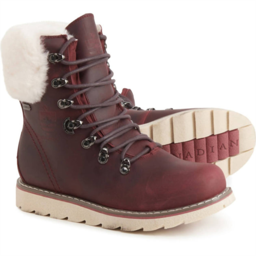 Royal Canadian cambridge boot in burgundy