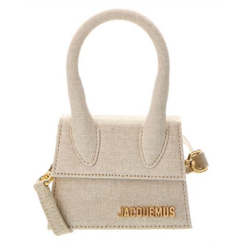 Jacquemus le chiquito linen clutch