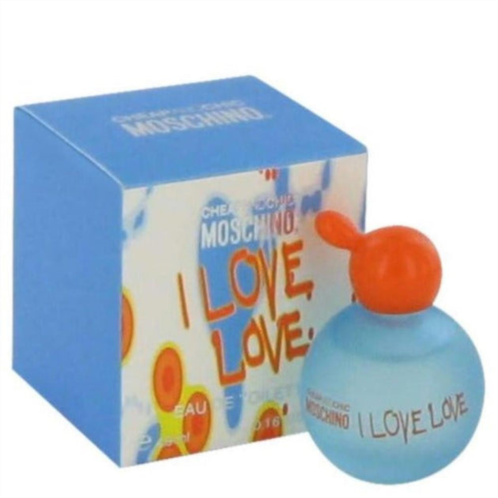 Moschino i love love eau de toilette womens perfume 0.16 oz mini