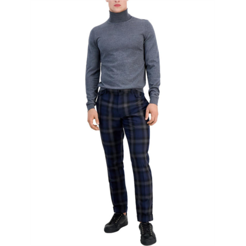 INC mens plaid polyester dress pants