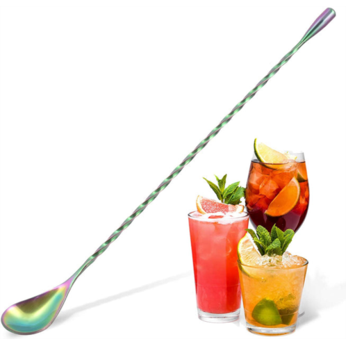 Zulay Kitchen bar spoon & cocktail mixing spoon for cocktail shakers