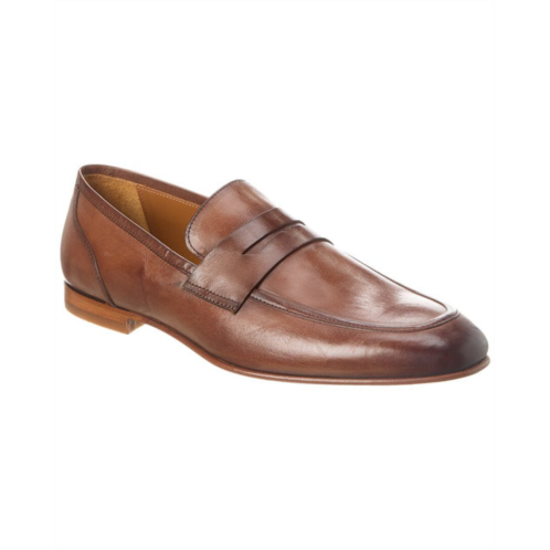 Antonio Maurizi leather penny loafer