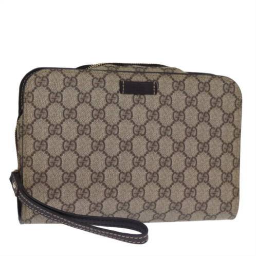 Gucci gg canvas canvas clutch bag (pre-owned)