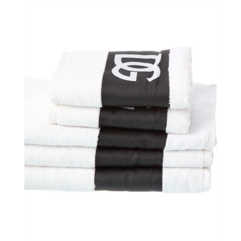 Dolce & Gabbana logo-print terry set of 5 towels