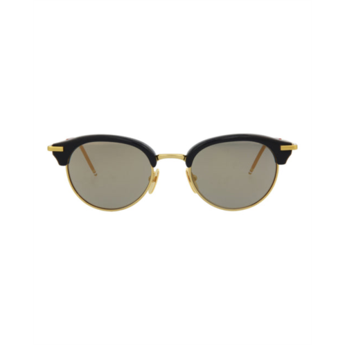 Thom Browne round-frame metal sunglasses