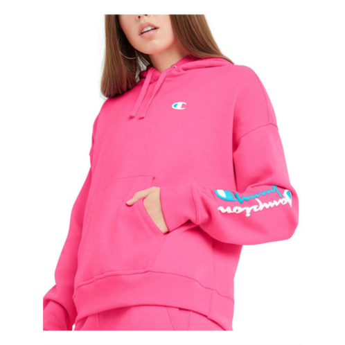 Champion womens logo hooded sweatshirt