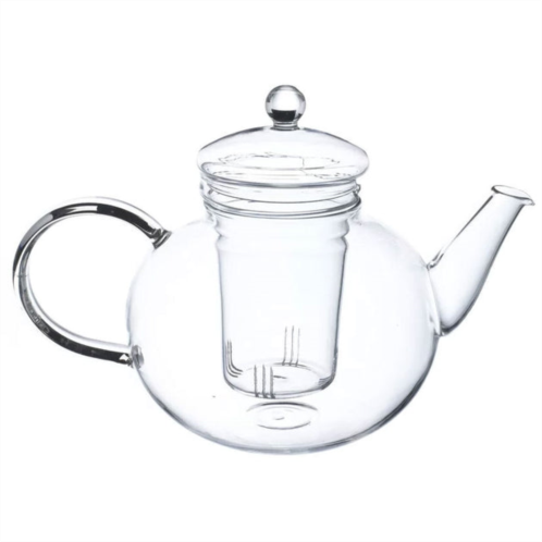 QuikFurn borosilicate glass 1.32 quart teapot with removable infuser