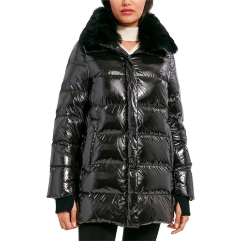 Dawn Levy womens shimmer heavy puffer jacket