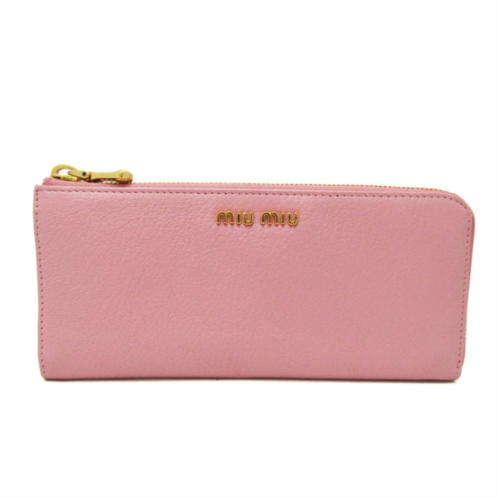 Miu Miu madras leather wallet (pre-owned)