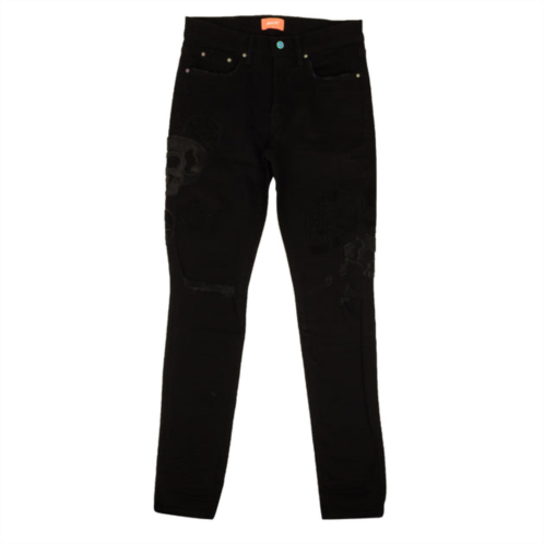 Bossi skull jeans - black