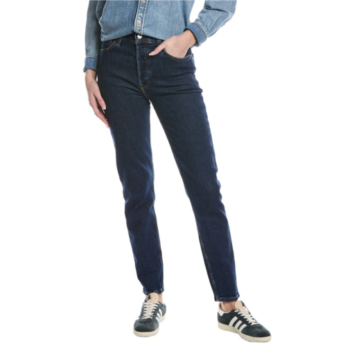 RE/DONE dark rinse high-rise skinny jean