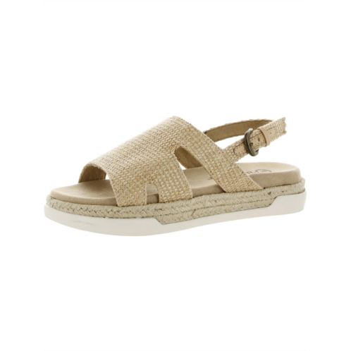 Bella Vita kato womens woven cut-out slingback sandals