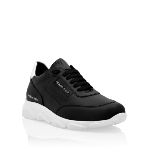 PHILIPP PLEIN leather lo-top sneakers tm