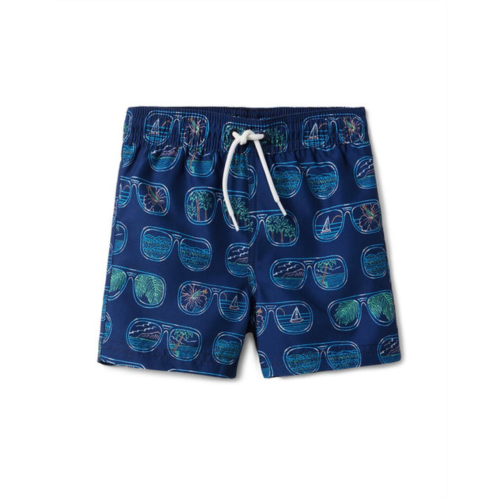 Janie and Jack recycled scenic sunnies swim trunk