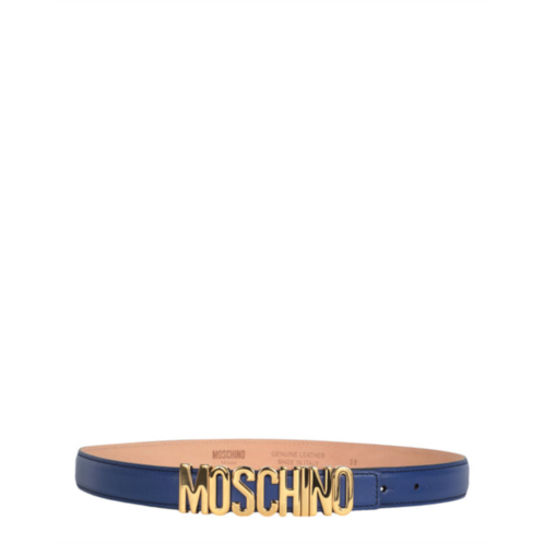 Moschino leather logo belt