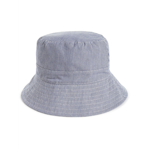 Club Room mens striped fitted bucket hat