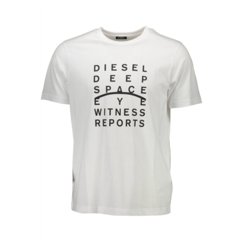 Diesel crisp crew neck logo mens tee