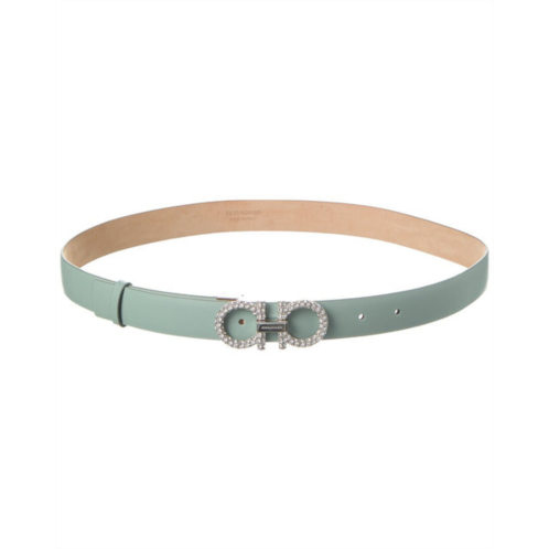 Salvatore Ferragamo ferragamo gancini adjustable leather belt