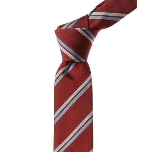 Hugo Boss dark red silk-blend tie