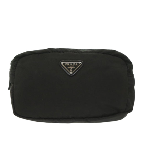 Prada tessuto synthetic clutch bag (pre-owned)